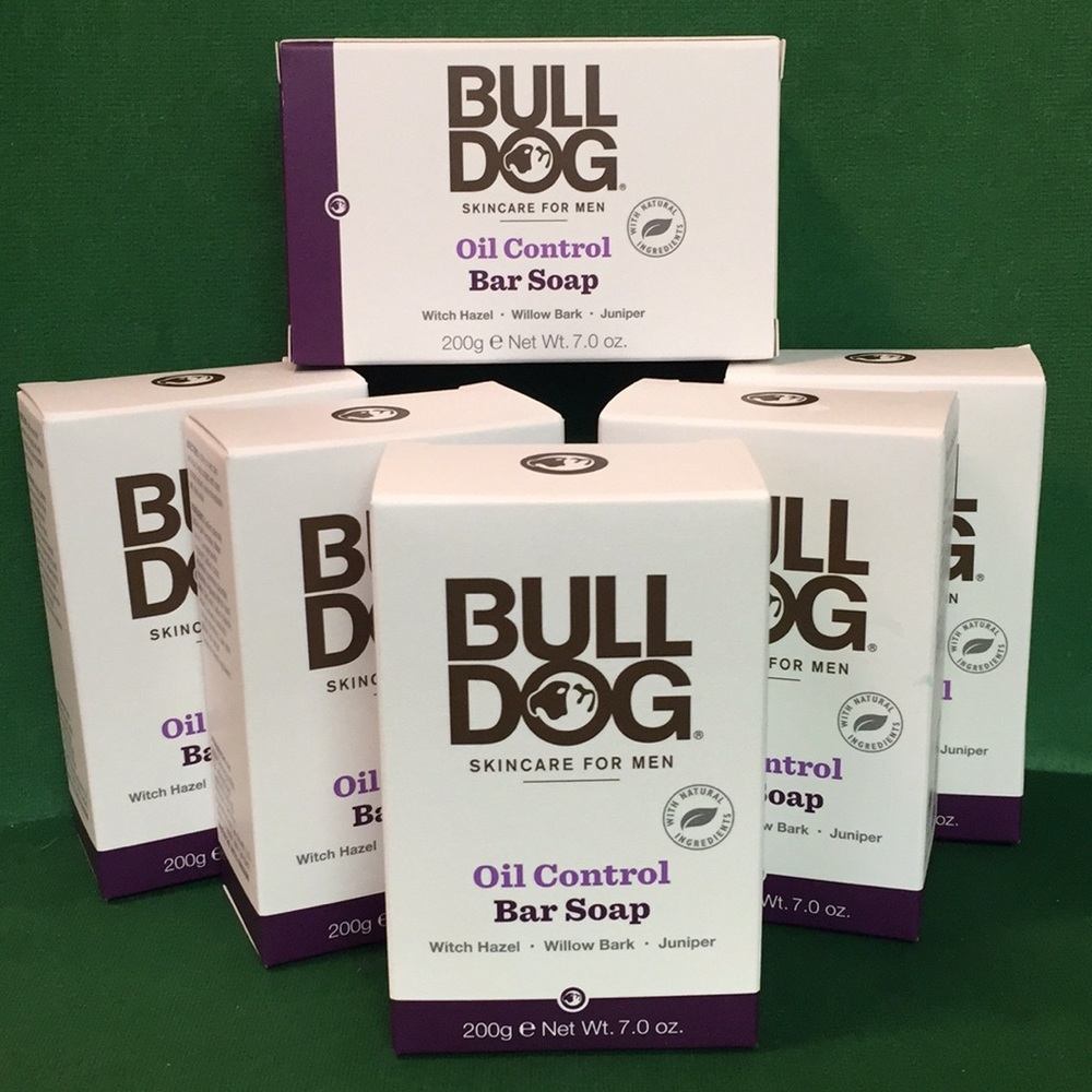 BULL DOG Bar Soap For Men Lot of 6